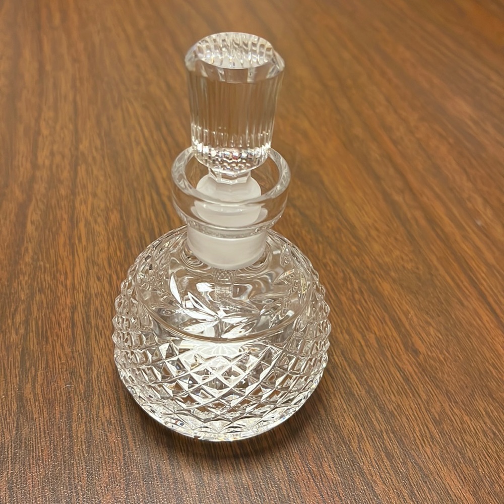 Waterford Glandore‎ crystal perfume bottle with stopper